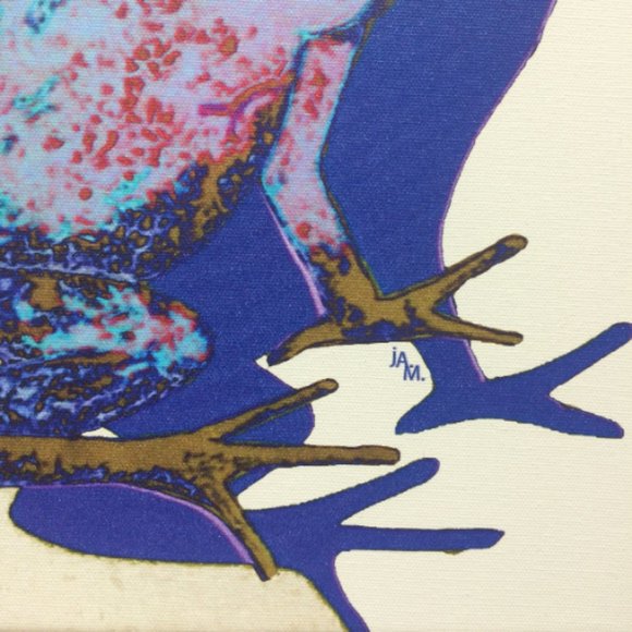 Frog - Original Wall Art print on 12 x 12 canvas - Picture 5 of 6